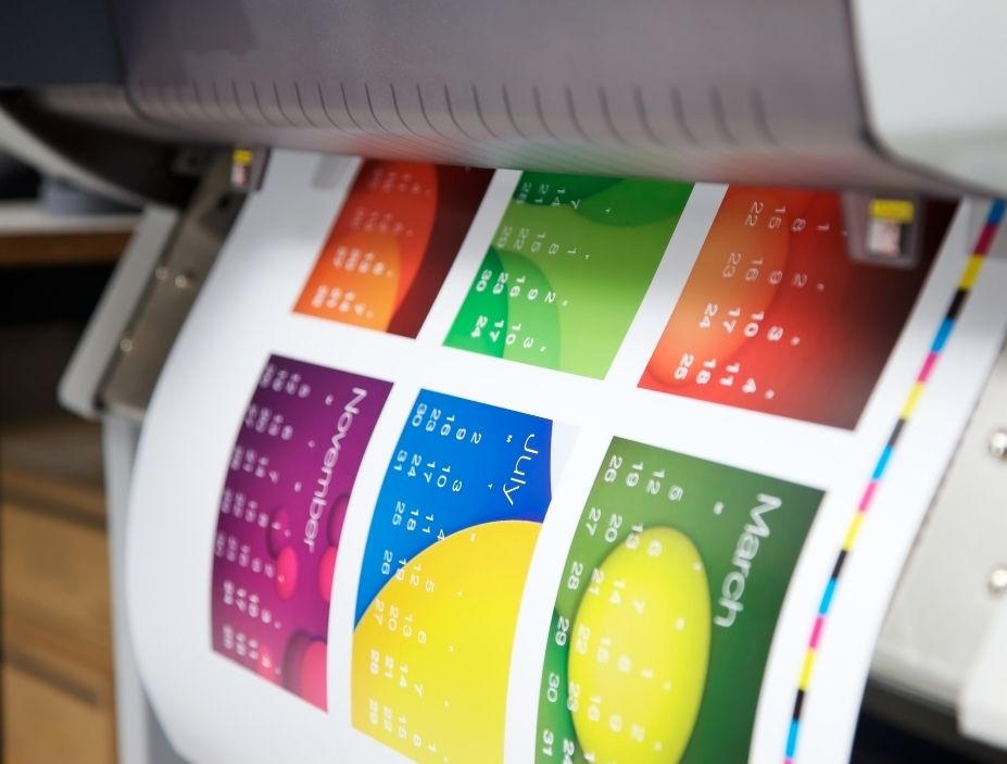 máquina imprimiendo